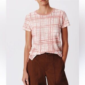 ATM crosshatch tee NWT size L